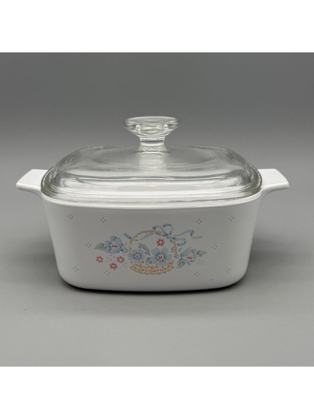 Corning Ware A-1 1/2-B Country Cornflower 1.5L Casserole Dish & Pyrex Lid Floral
